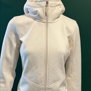 CALIA Embossed‎ Cream Long Softshell Jacket